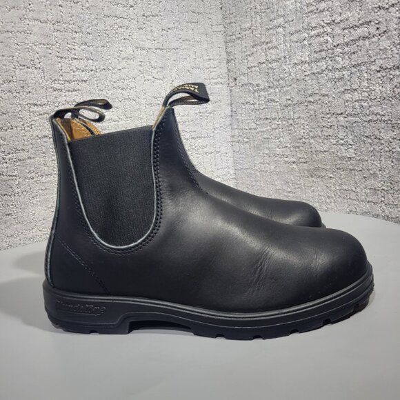 Blundstone Tasmania 001717 Men's Size 6.5 Black Leather Pull on Chelsea Boots - Picture 4 of 9